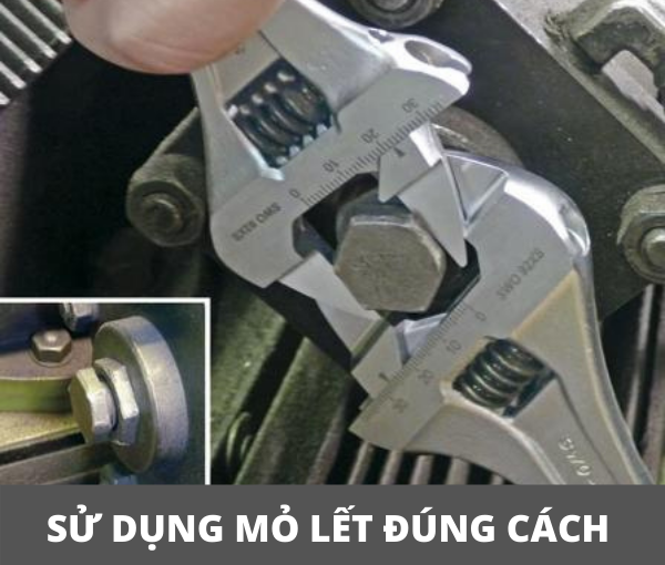 Các quy tắc vàng sử dụng mỏ lết đúng cách