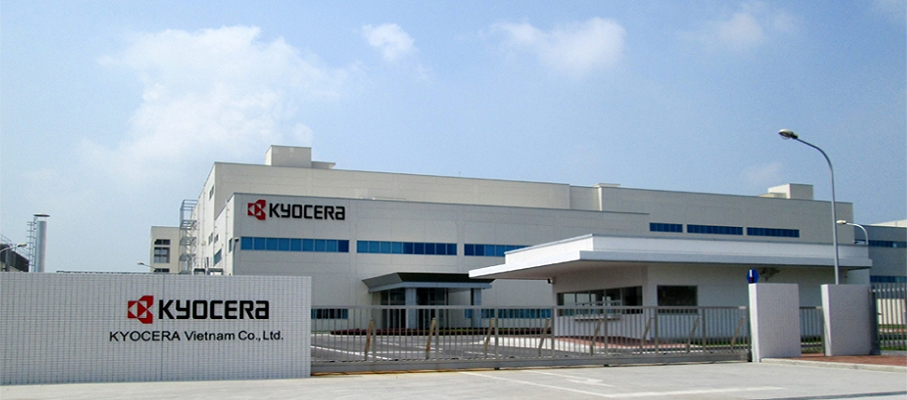 GSI TOOLS cung cấp thiết bị nhà xưởng cho Kyocera Việt Nam
