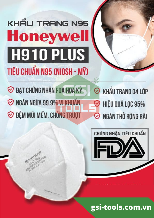 Khẩu trang Honeywell H910 Plus