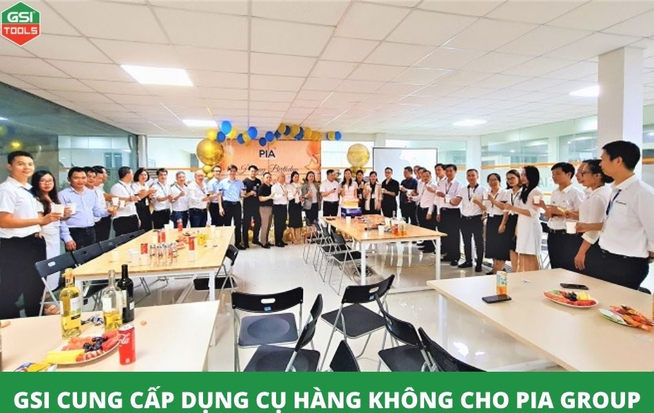 GSI TOOLS cung cấp dụng cụ hàng không cho PIA GROUP