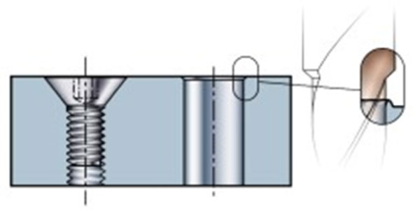 Thông tin thú vị về dụng cụ cắt kết hợp: Khoan - Vát mép