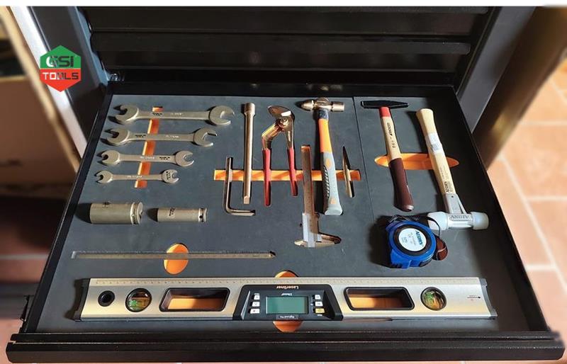 tủ đựng dụng cụ kèm khay xốp