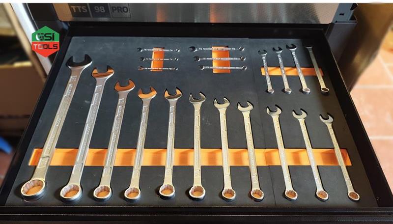 tủ đựng dụng cụ 7 ngăn stahlwille kèm khay xốp