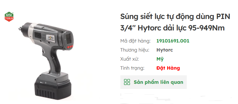 s&uacute;ng siết lực tự động