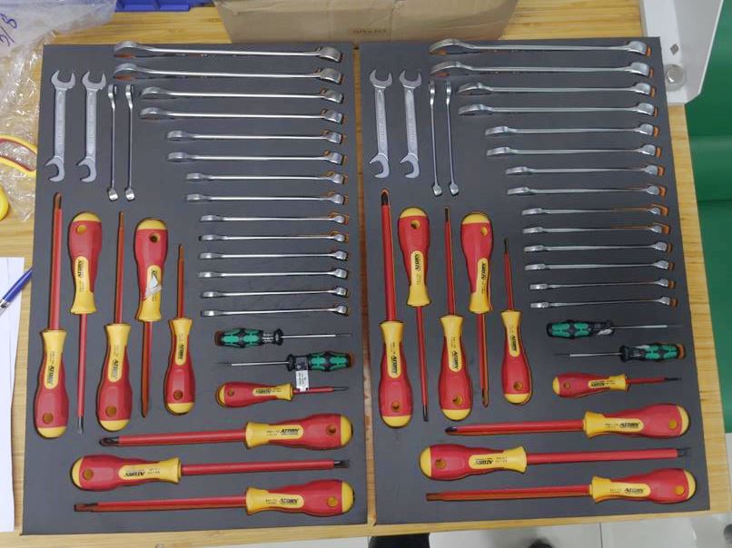 khay xốp định h&igrave;nh eva do GSI gia c&ocirc;ng