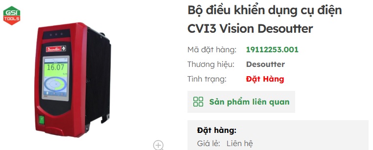 bộ điều khiển dụng cụ điện CVI3 Vision