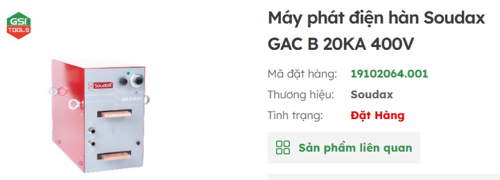 m&aacute;y ph&aacute;t điện h&agrave;n soudax