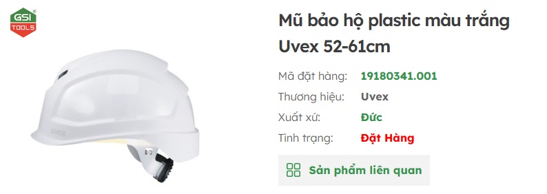 mũ bảo hộ đường sắt