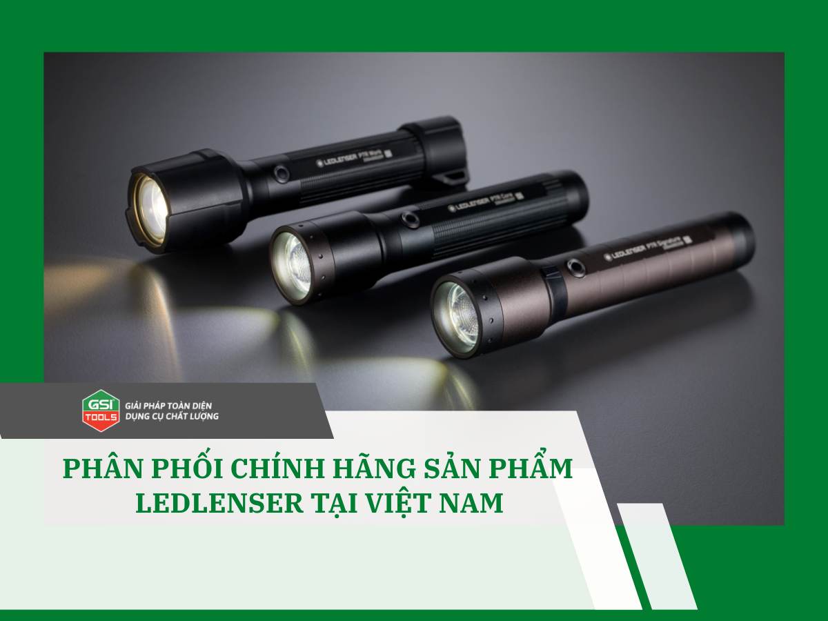GSI – Đơn vị phân phối sản phẩm Ledlenser chính hãng tại Việt Nam