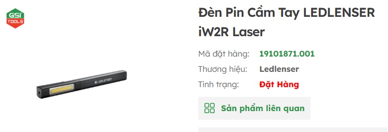 đ&egrave;n pin cầm tay ledlenser