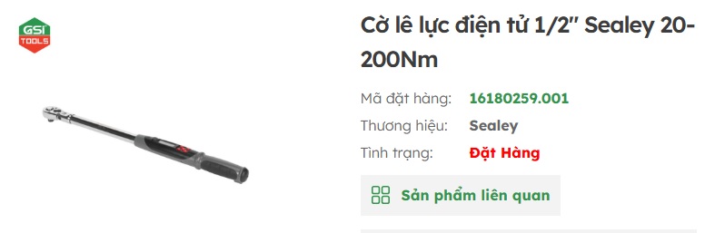 cờ l&ecirc; lực điện tử STW Sealey