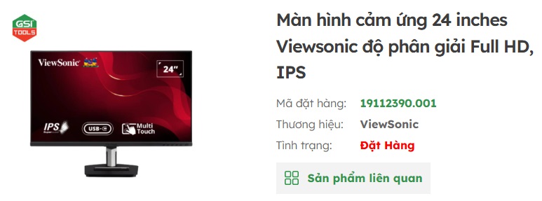 m&agrave;n h&igrave;nh c&ocirc;ng nghiệp viewsonic