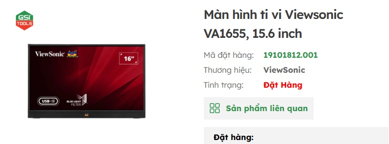 m&agrave;n h&igrave;nh c&ocirc;ng nghiệp viewsonic