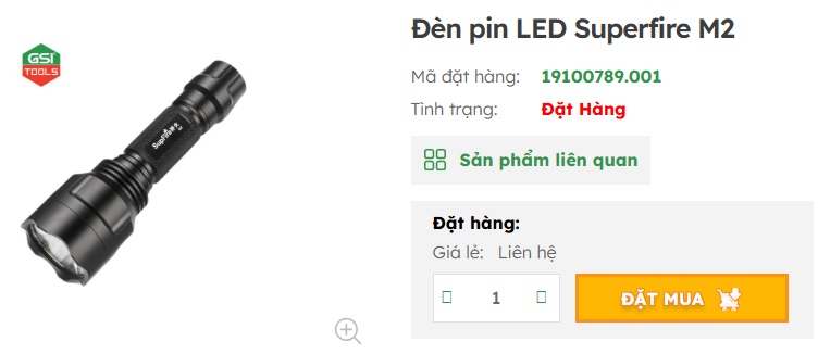 đ&egrave;n led superfire