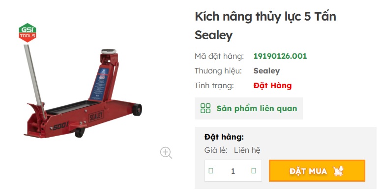 k&iacute;ch n&acirc;ng thủy lực 