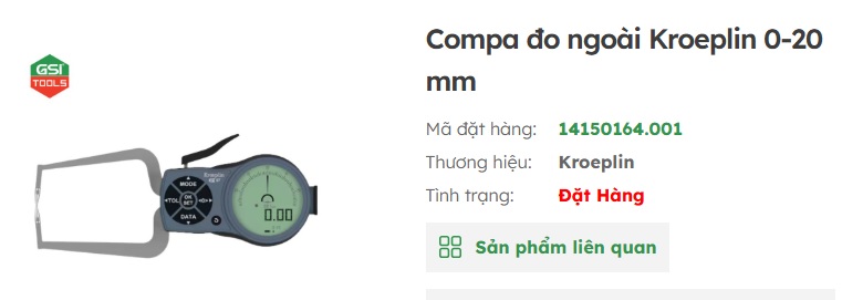 compa đo ngo&agrave;i kroeplin 
