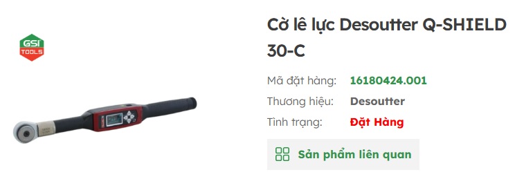 cờ l&ecirc; lực Desoutter