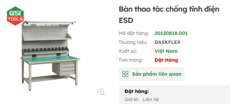 b&agrave;n thao t&aacute;c nh&agrave; xưởng