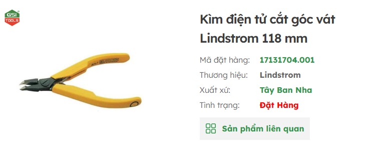 lindstrom tại việt nam
