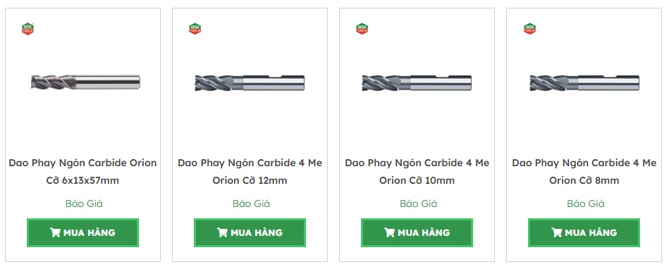 dao phay ng&oacute;n carbide