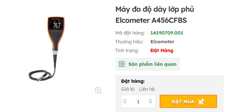 thiết bị kiểm tra lớp phủ elcometer tại việt nam
