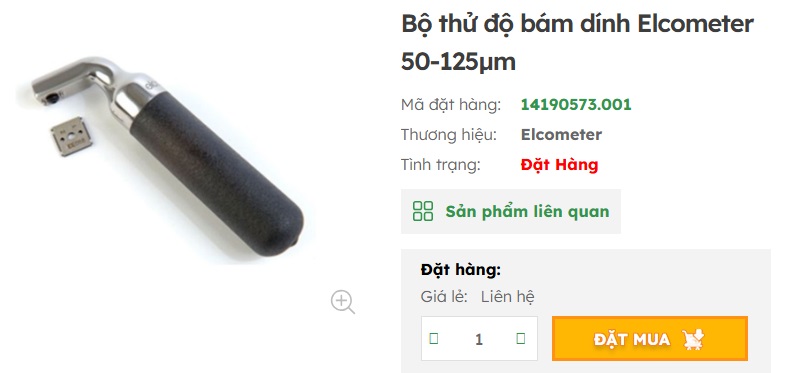 bộ thử độ b&aacute;m d&iacute;nh elcometer tại việt nam