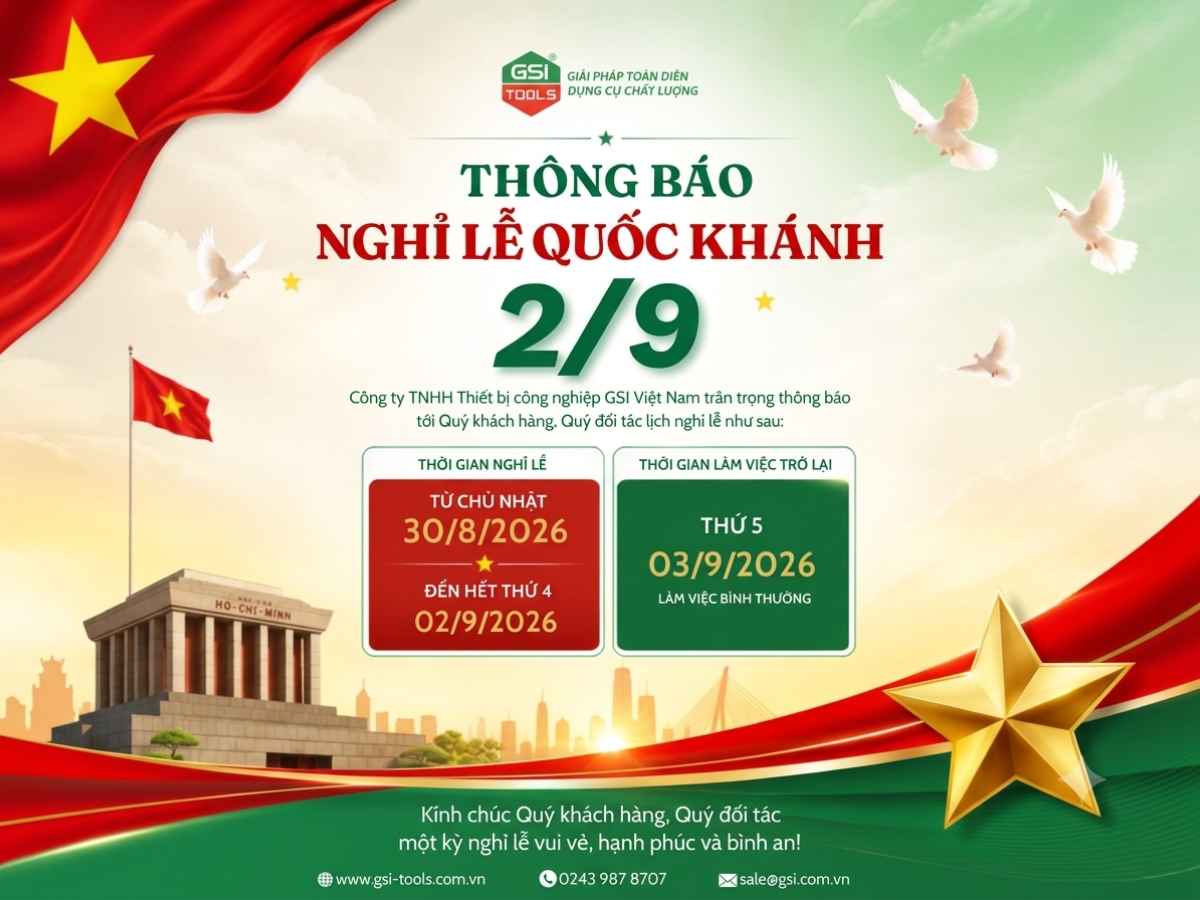 THÔNG BÁO NGHỈ LỄ QUỐC KHÁNH 2/9