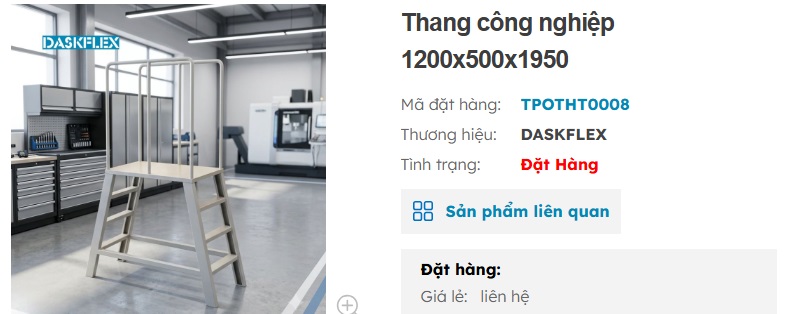 xe thang di động daskflex