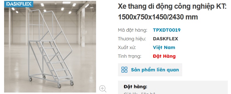xe thang di động
