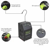 Thiết bị phát hiện rò rỉ bằng khói Sealey