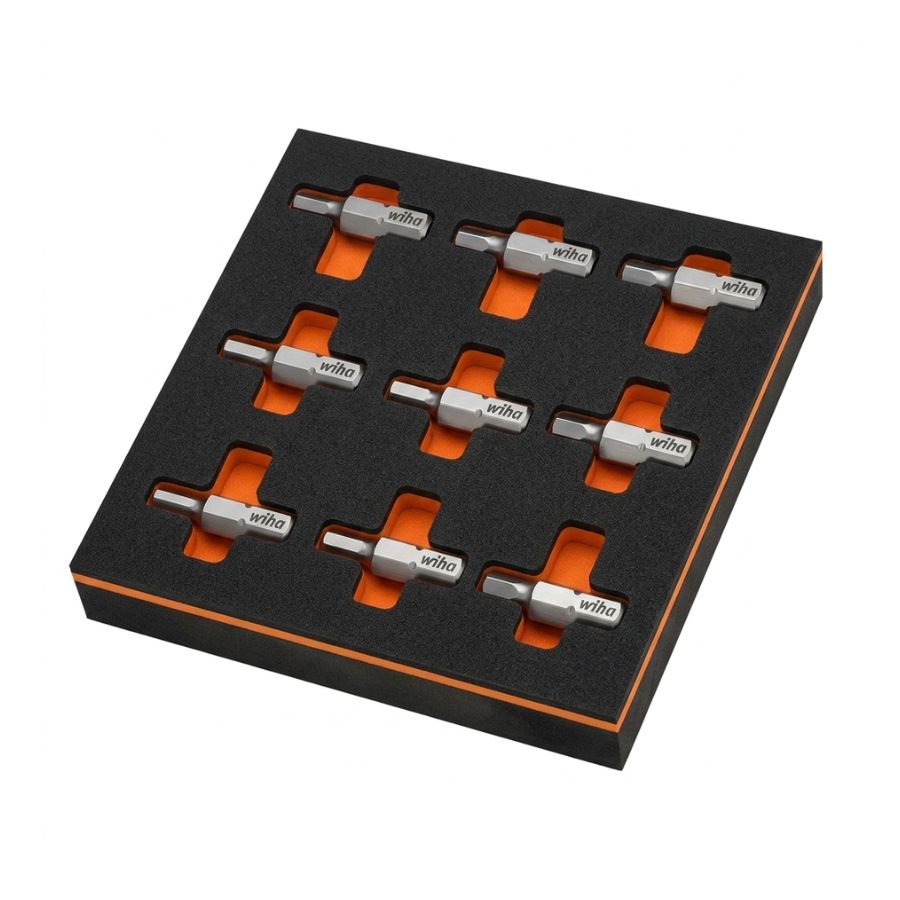 Wiha hex bit set 1.5–10 mm
