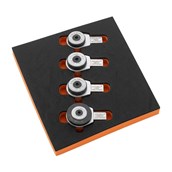 The Stahlwille fine-tooth ratchet insert tool set (1/4
