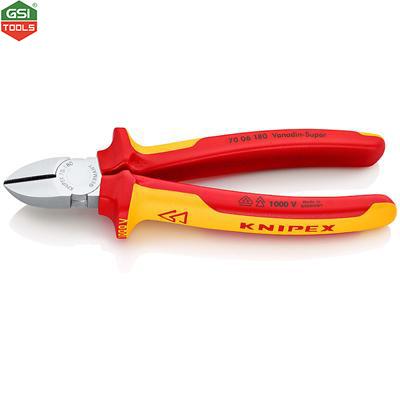 Kìm cắt dây cách điện VDE 1000V Diagonal Cutters Knipex 180mm/254g
