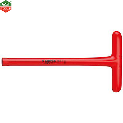 Đầu chụp tay vặn chữ T cách điện VDE 1000V NUT Drivers Knipex 17mm/300mm