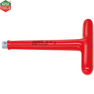 Tay vặn chữ T cách điện VDE 1000V T-handle knipex cỡ 1/2
