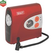 Máy bơm lốp khí nén có đèn hỗ trợ Tyre Inflator Sealey 12V