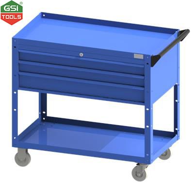 Xe đẩy 2 tầng 3 ngăn DASKFLEX 760x460x850mm