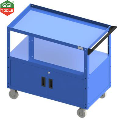 Xe đẩy 2 tầng 1 tủ DASKFLEX W760xD460xH850mm