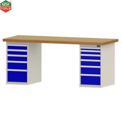 Bàn nguội MO mặt gỗ 11 ngăn DASKFLEX 2000x800x850mm