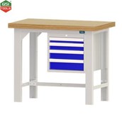 Bàn nguội MO mặt tre 4 ngăn IWS 1300x700x850mm