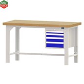 Bàn nguội MO mặt tre 4 ngăn IWS 1800x800x850mm