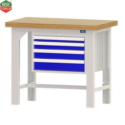 Bàn nguội MO mặt tre 4 ngăn cỡ M DASKFLEX 1200x700x850mm