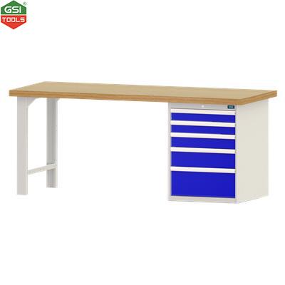 Bàn nguội MO mặt gỗ 5 ngăn cỡ M DASKFLEX 1800x800x850mm