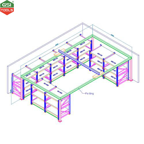 Khung palang 7680x4200x2450mm
