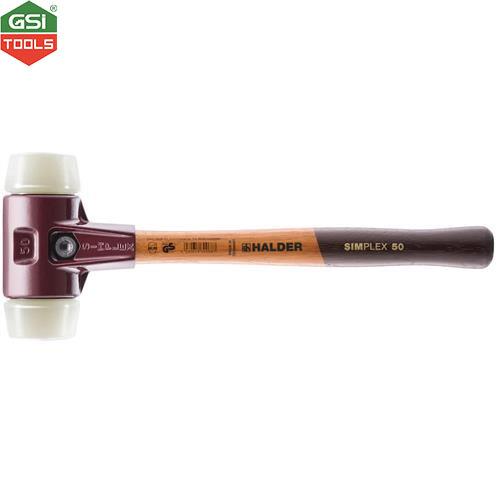 Búa hai đầu nhựa mềm cán gỗ  HALDER cỡ 50mm