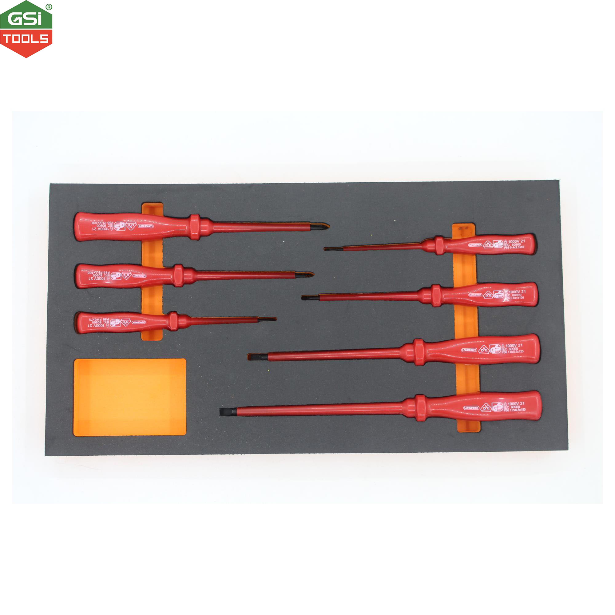 Bộ tuốc nơ vít cách điện VDE 1000V Dask 7 chi tiết