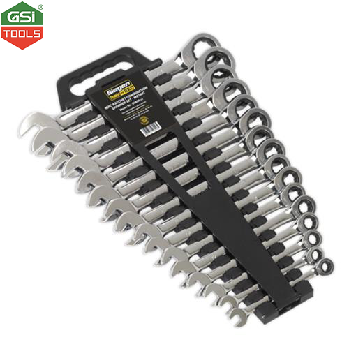 Bộ cờ lê một đầu tròng cóc 16 chi tiết Sealey cỡ 8-24mm