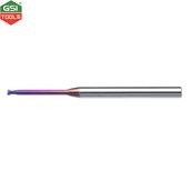 Dao phay ngón carbide bo góc R0.1 2 me gia công thép cứng 65HRC Atorn 1.5x1.5x8x50mm