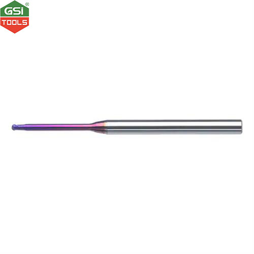 Dao phay cầu carbide 2 me gia công thép cứng 65HRC Atorn 0.4x0.32x3x50mm