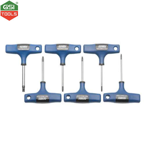Bộ tay vặn chữ T đầu sao 6 chi tiết Atorn TX10–TX40